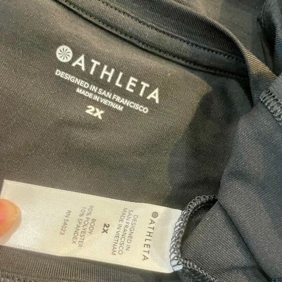 ATHLETA MIDI TANK DRESS UPF 50 POCKETS BLACK SZ XXL TENNIS/PICKLEBALL VERSATILE - Picture 6 of 16